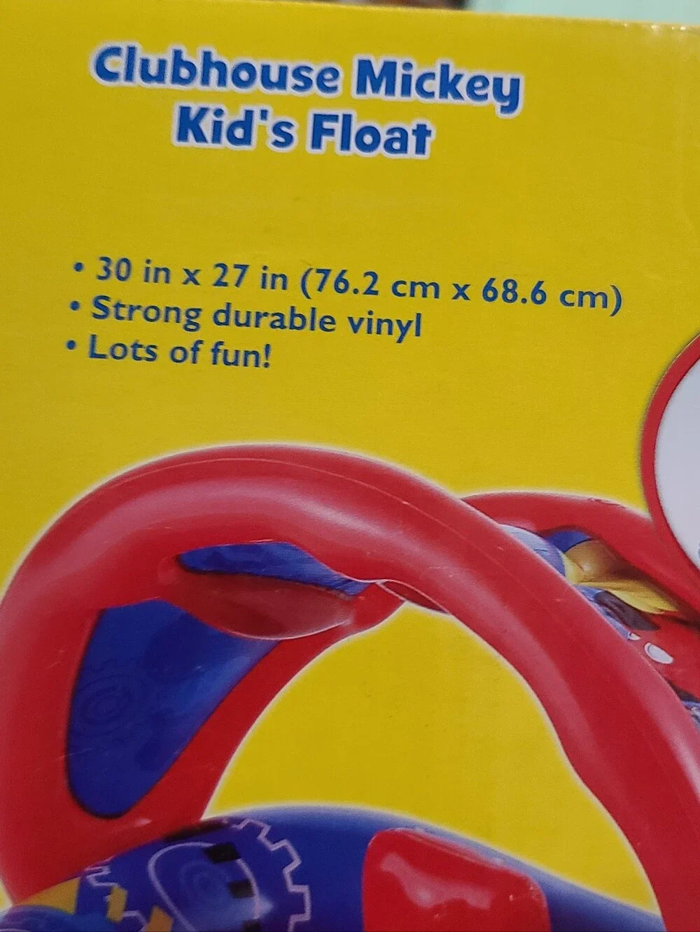 Disney Mickey Mouse Clubhouse Kid's Float With Canopy & Inflatable Matching Ball
